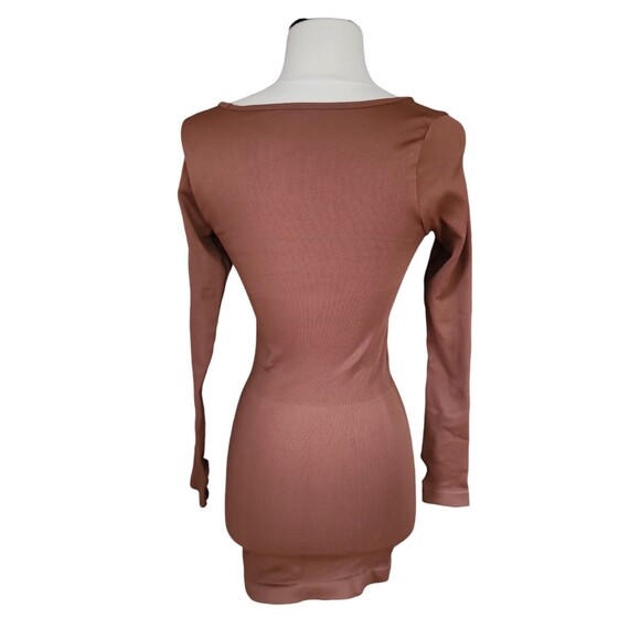 OQQ Blogger Fave Snatched Waist Shaper Mini Dress Black Brown Bundle Size S - Picture 7 of 12